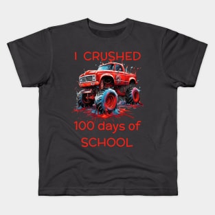 I crushed 100 days of school Kids T-Shirt